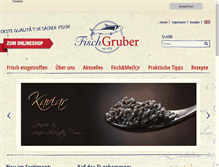 Tablet Screenshot of fisch-gruber.at